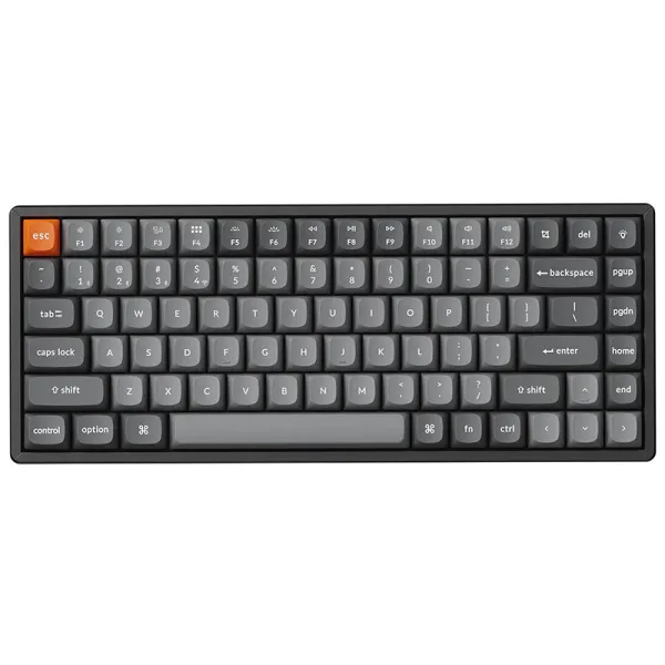 Клавиатура WL/BT/USB-A механическая, RGB, K2 Max, K Super Banana, QMK, EN/UKR, чёрная Keychron (K2M-C4-UA)