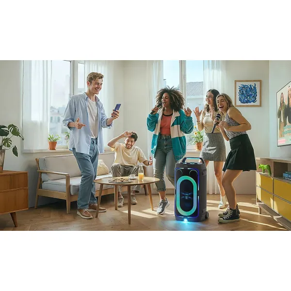 Система акустическая MX-ST50F, 2.0, BT, USB, 3.5 Mini Jack, чёрная Samsung (MX-ST50F/UA) - Фото 4