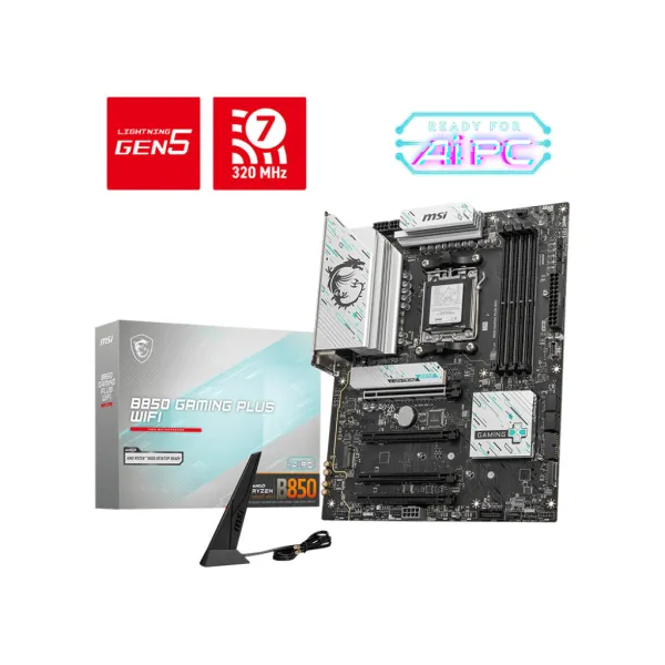 Материнcкая плата B850 GAMING PLUS sAM5 4xDDR5 M.2 ATX MSI (911-7E56-014) - Фото 4