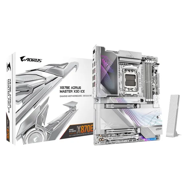 Материнська плата sAM5 4xDDR5 M.2 ATX  GIGABYTE (X870E_A_MASTER_X_ICE) - Фото 4