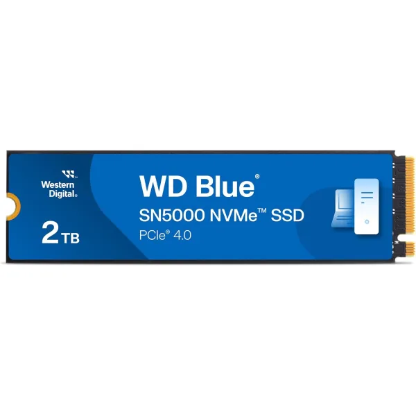 Накопитель SSD M.2 2TB PCIe 4.0 Blue SN5000 Western digital (WDS200T4B0E)
