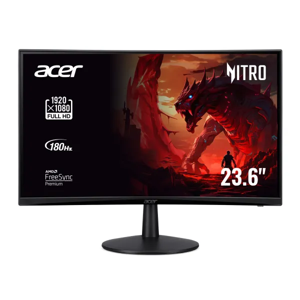 Монитор 23.6" ED240QS3bmiipx, VA, 180Hz Acer (UM.UE0EE.301)