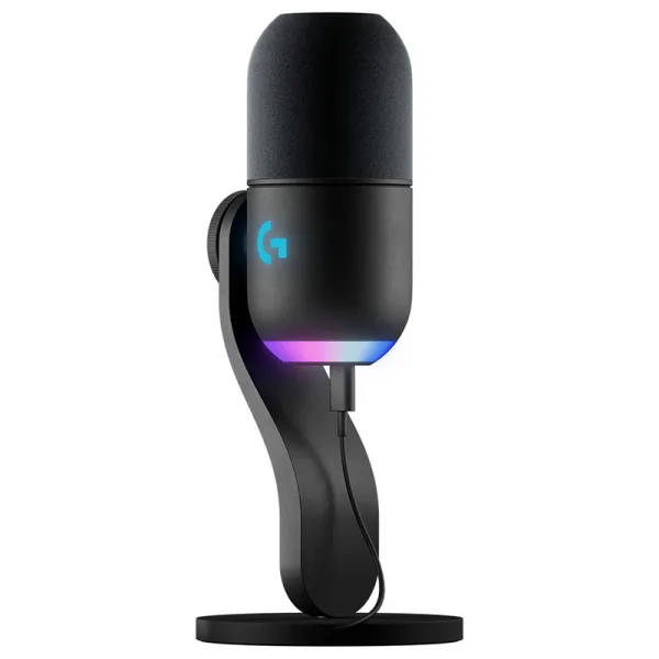 Микрофон USB Type-C игровой Yeti GX Dynamic RGB Lightsync, чёрный Logitech (988-000569) - Фото 3