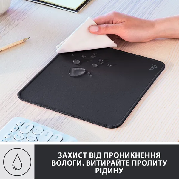 Коврик для мыши Studio Series, графитовый Logitech (956-000049) - Фото 3