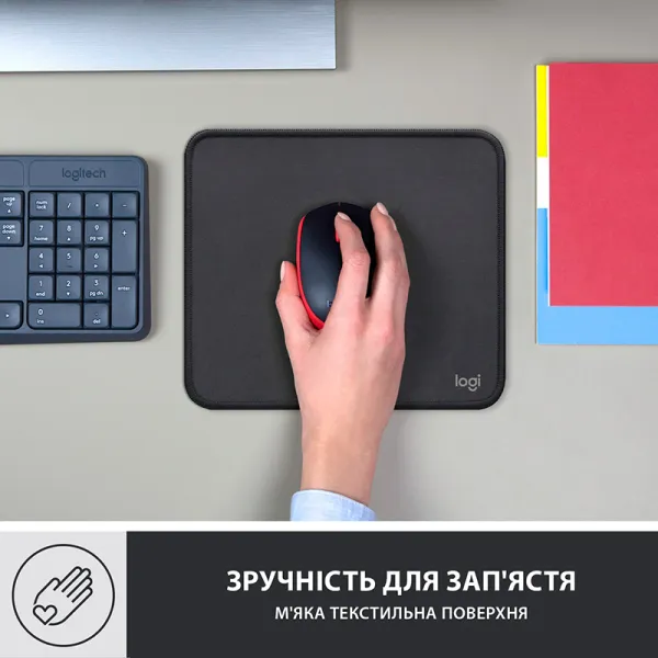 Коврик для мыши Studio Series, графитовый Logitech (956-000049) - Фото 6
