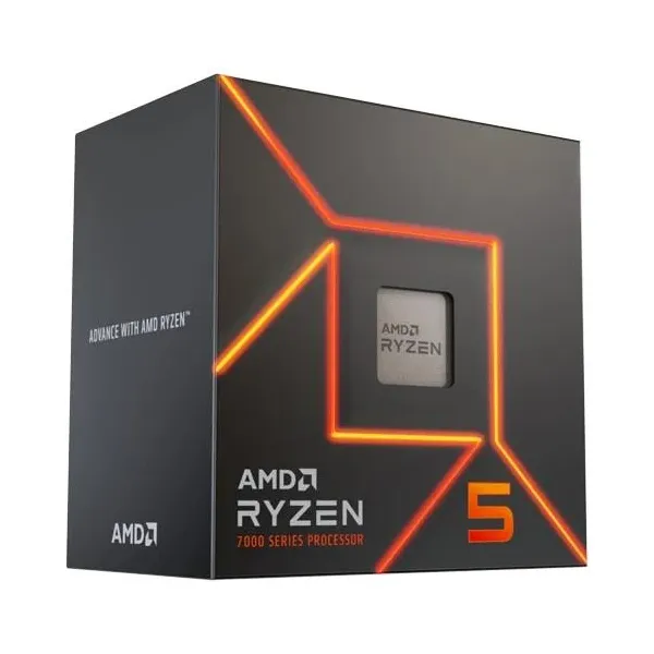 Процессор Ryzen 5 7400 6C/12T 3.3/4.3GHz AM5 65W cooler Box AMD (100-100001900BOX)