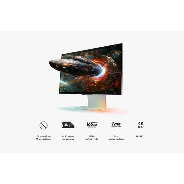 Монітор 27" Odyssey 3D G90XF, IPS, 3840x2160, 165Hz Samsung (LS27FG900XIXCI) - Фото 1