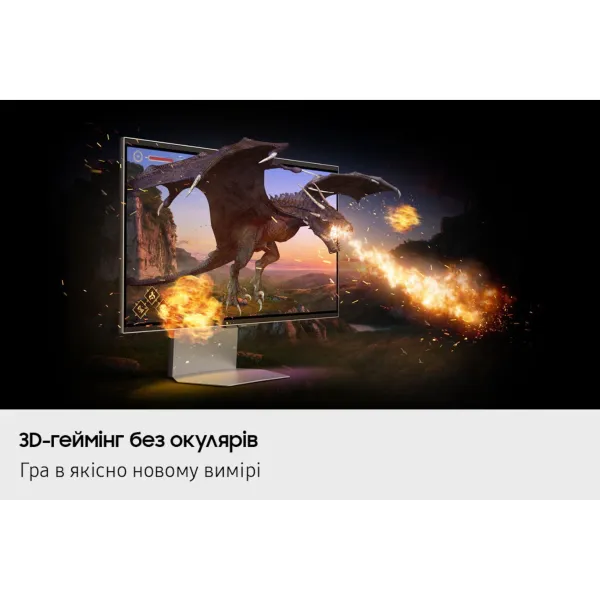 Монітор 27" Odyssey 3D G90XF, IPS, 3840x2160, 165Hz Samsung (LS27FG900XIXCI) - Фото 6