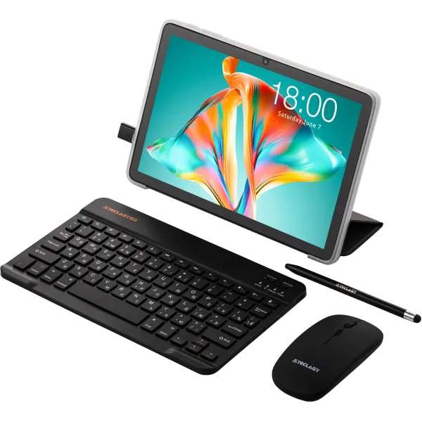 Планшет P30T KIT 10,1" 4ГБ, 128ГБ, 6000мА•ч, Android, серый Teclast (6940709688212) - Фото 1