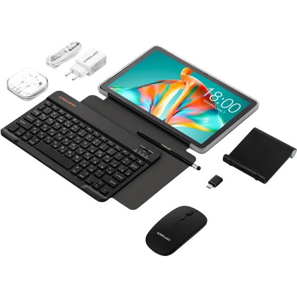 Планшет P30T KIT 10,1" 4ГБ, 128ГБ, 6000мА•ч, Android, серый Teclast (6940709688212) - Фото 3