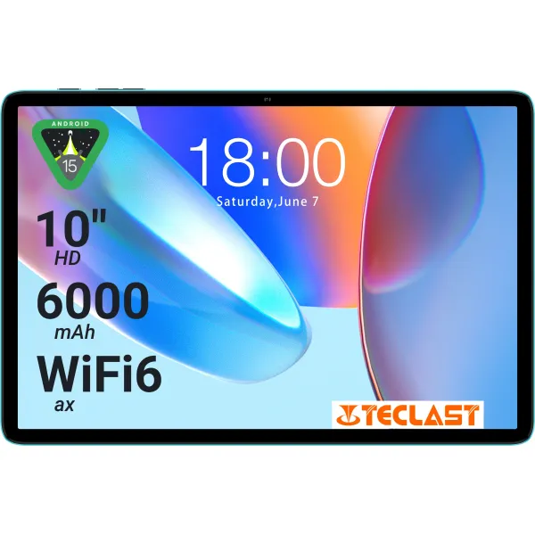 Планшет P33 KIT 10,1" 3ГБ, 64ГБ, 6000мА•ч, Android, голубой Teclast (6940709688045) - Фото 1