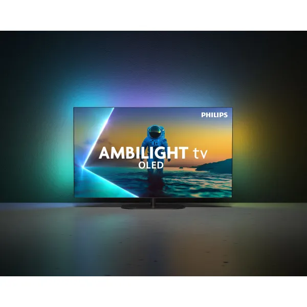 Телевізор 55" OLED 144Hz Google TV Philips (55OLED820/12) - Фото 1