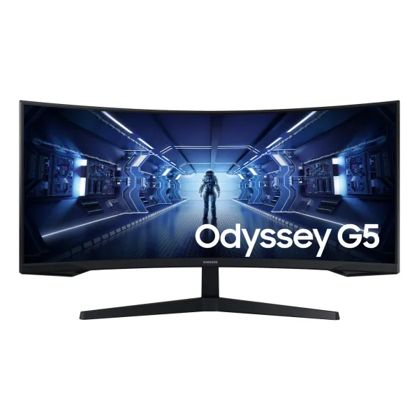 Монітор 34" Odyssey G5 C34G55TWW, VA, 3440x1440, 165Hz Samsung (LC34G55TWWIXUA) - Фото 5
