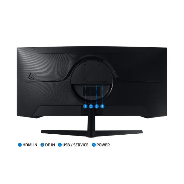 Монітор 34" Odyssey G5 C34G55TWW, VA, 3440x1440, 165Hz Samsung (LC34G55TWWIXUA) - Фото 2