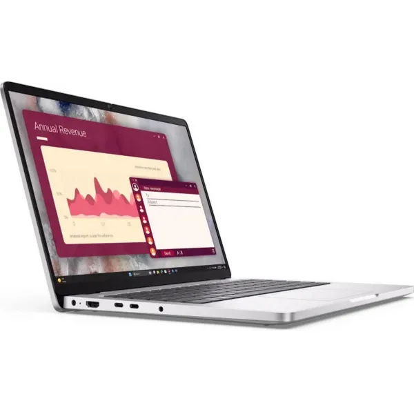 Ноутбук Pro 14", Intel U7-255U, 32GB, F512GB, Win11P, серебристый Dell (BTO108PC14250UA_W11P) - Фото 1
