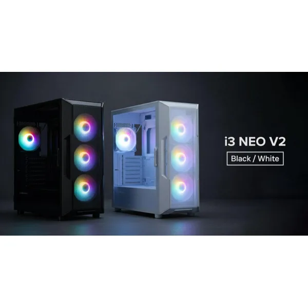 Корпус без БП, ATX, чёрный Zalman (I3NEOV2BLACK) - Фото 2