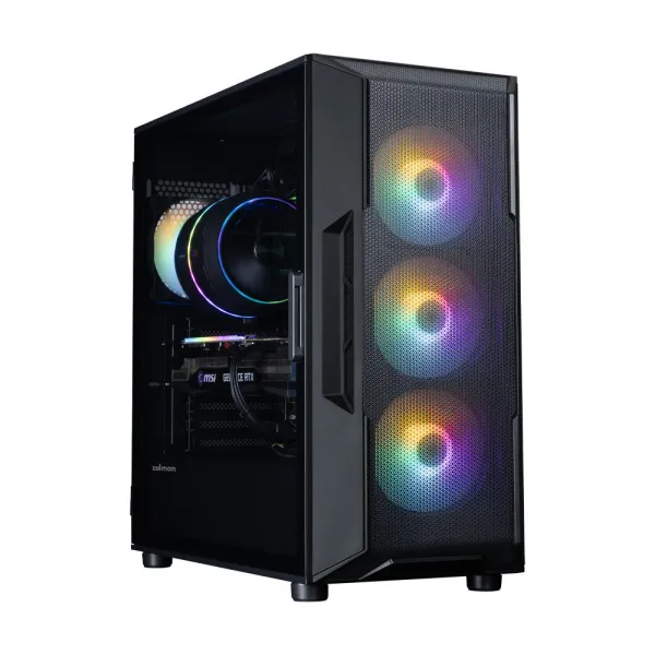 Корпус без БП, ATX, чёрный Zalman (I3NEOV2BLACK) - Фото 5