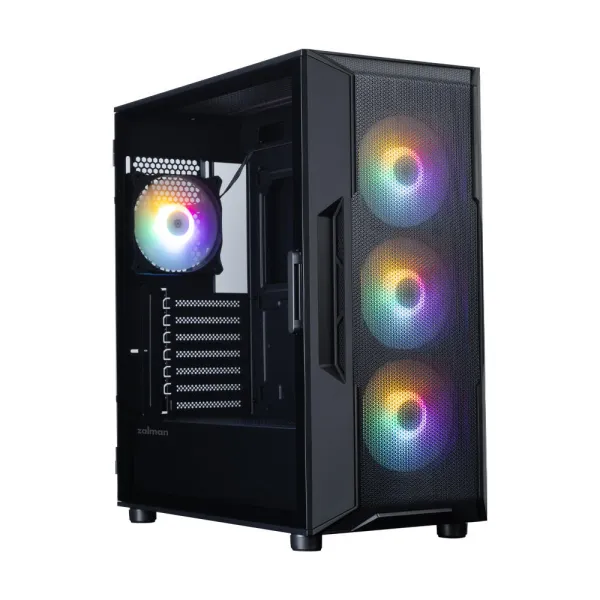 Корпус без БП, ATX, чёрный Zalman (I3NEOV2BLACK) - Фото 6