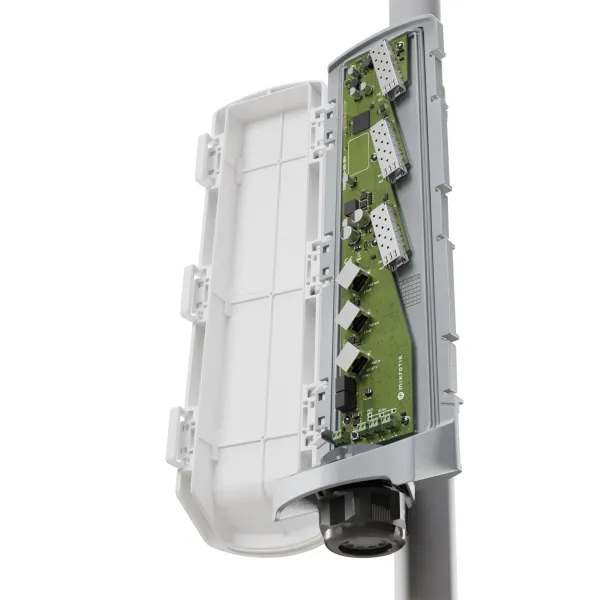 Комутатор Cloud Smart Switch MikroTik (CSS606-1G-2Gi-3S+OUT) - Фото 2