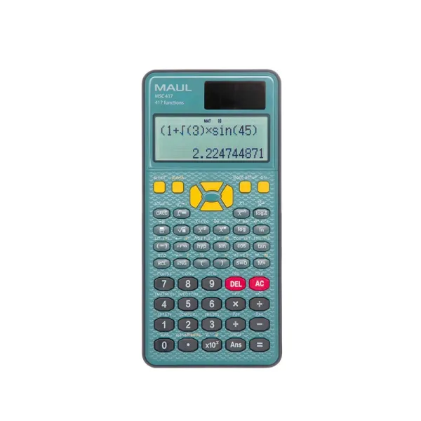 Калькулятор настольный инженерный, черно-синий MSC 417 Maul (7270790)