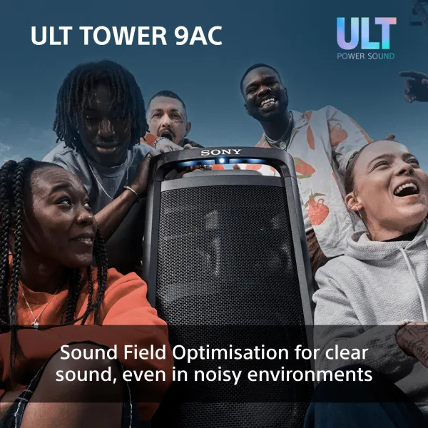 Система акустическая ULT Tower 9AC 2.0, BT 5.3, чёрная Sony (SRSULT900AC.AF1) - Фото 18