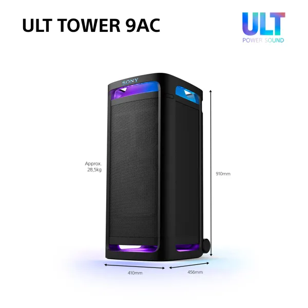 Система акустическая ULT Tower 9AC 2.0, BT 5.3, чёрная Sony (SRSULT900AC.AF1) - Фото 21