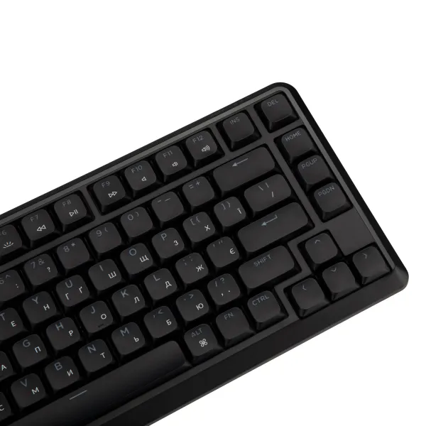 Клавиатура WL/BT/USB-A механическая, RGB, J1, K pro Banana, QMK, Hot-swap, EN/UKR, чёрная Keychron (J1-H4-UA) - Фото 7