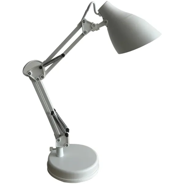 Лампа настольная E27, белая Classic Pixar Panan Osram (4099854475849) - Фото 2