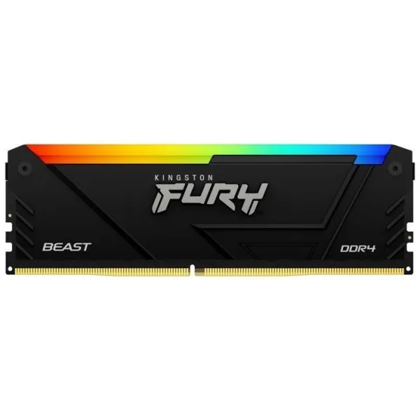 Память ПК DDR4 16GB 3200 FURY Beast RGB Kingston (KF432C16BB12A/16WP)