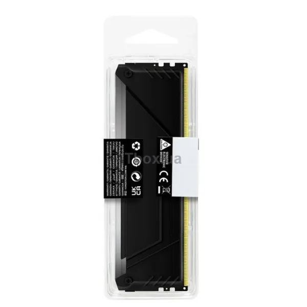 Память ПК DDR4 16GB 3200 FURY Beast RGB Kingston (KF432C16BB12A/16WP) - Фото 4