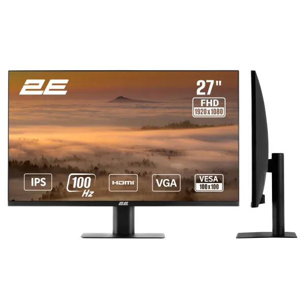 Монитор 27" F2725B, IPS, 100Hz 2E (2E-F2725B-01.EU)