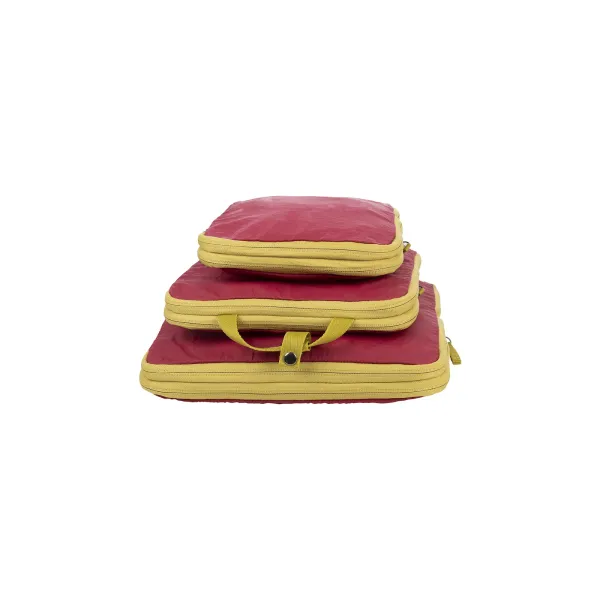 Набор чехлов для упаковки вещей, Pigio Travel 3 в 1, нейлон, бордо Tucano (BPG-SET-BX) - Фото 4