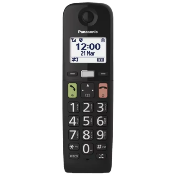 Радиотелефон DECT  чёрный Panasonic (KX-TGU110UAB) - Фото 2