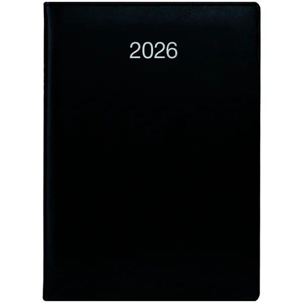Ежедневник датированный 2026 Стандарт Soft ср/т черный Brunnen (73-795 36 906)
