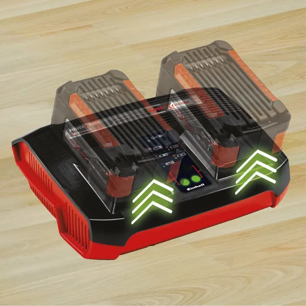 Зарядное устройство для Power X-Twincharger 2x18В 4А Einhell (4512161) - Фото 5