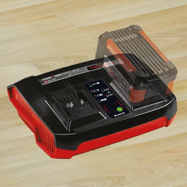 Зарядное устройство для Power X-Twincharger 2x18В 4А Einhell (4512161) - Фото 6