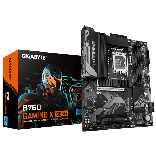 Материнская плата s1700 B760 4xDDR5 M.2 HDMI DP ATX GIGABYTE (B760_GAMING_X_GEN5) - Фото 3