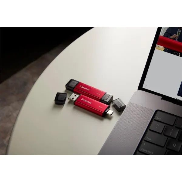 Портативный SSD 1TB USB 3.2 Gen 2 Dual USB-A R1050/W950MB/s Kingston (SPSD/1TB)