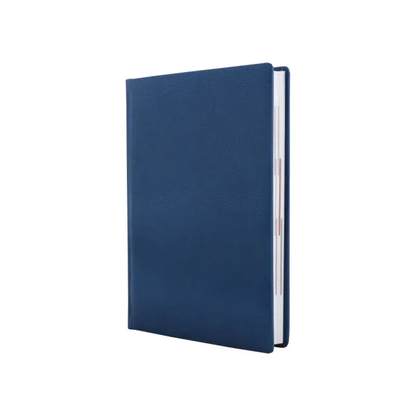 Щоденник недатований, MINK, кремовий блок, лінія, A5, синій Optima (O25470-02)