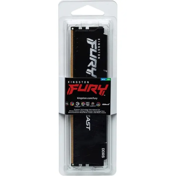 Пам'ять ПК DDR5 32GB 5600 FURY Beast Kingston (KF556C36BBE2-32) - Фото 4