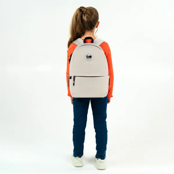 Рюкзак шкільний підлітковий GoPack Education Teens 188M-1 Бежевий (GO26-188M-1) - Фото 13