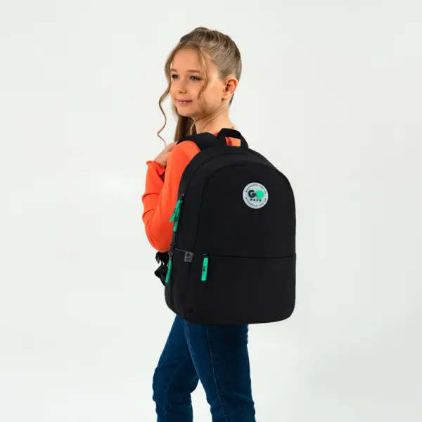 Рюкзак шкільний підлітковий GoPack Education Teens 188M-4 Чорний (GO26-188M-4) - Фото 12