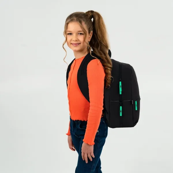 Рюкзак шкільний підлітковий GoPack Education Teens 188M-4 Чорний (GO26-188M-4) - Фото 15