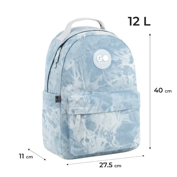 Рюкзак шкільний підлітковий GoPack Education Teens 147M Блакитний (GO26-147M-2) - Фото 1