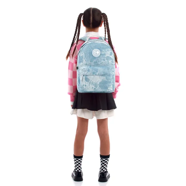 Рюкзак шкільний підлітковий GoPack Education Teens 147M Блакитний (GO26-147M-2) - Фото 11