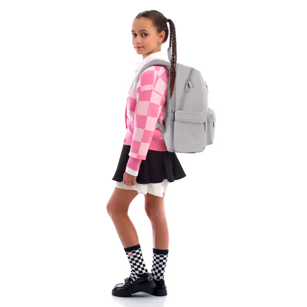 Рюкзак шкільний підлітковий GoPack Education Teens 2510M Сірий (GO26-2510M-2) - Фото 18