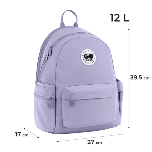 Рюкзак шкільний підлітковий GoPack Education Teens 2510M Ліловий (GO26-2510M-3) - Фото 1