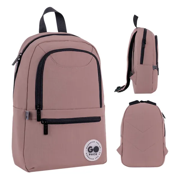 Рюкзак шкільний підлітковий GoPack Education Teens 119S Коричневий (GO26-119S-2) - Фото 2