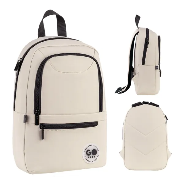 Рюкзак шкільний підлітковий GoPack Education Teens 119S Бежевий (GO26-119S-3) - Фото 2