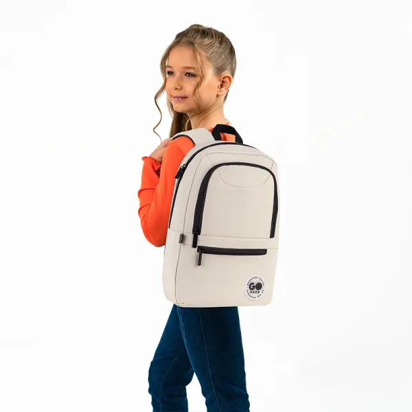 Рюкзак шкільний підлітковий GoPack Education Teens 119S Бежевий (GO26-119S-3) - Фото 10